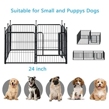 GDKASRNY Heavy Duty Portable Dog Playpen for All Sizes