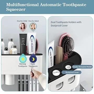 BHeadCat Toothbrush Holder - Ultimate Bathroom Organizer