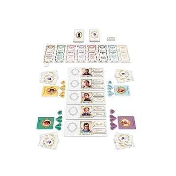 Bridgerton The High Society Board Game - Strategy Game Based on The Hit Netflix TV Series, Fun Game for Adult Game Night, Ages 16+, 3-6 Players, 30 Minute Playtime, Made by Mixlore