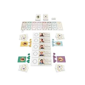 Bridgerton The High Society Board Game - Strategy Game Based on The Hit Netflix TV Series, Fun Game for Adult Game Night, Ages 16+, 3-6 Players, 30 Minute Playtime, Made by Mixlore