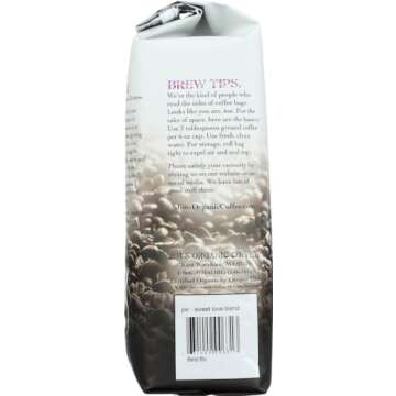 Jims Organic Coffee - Whole Bean - Sweet Love Blend - Case of 6-11 oz.