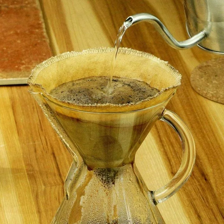 Bolio Organic Hemp Reusable Coffee Filter No.4 Cone