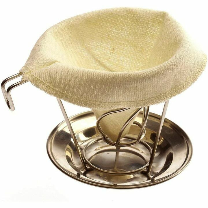 Bolio Organic Hemp Reusable Coffee Filter No.4 Cone