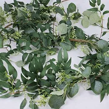 Artificial Mixed Eucalyptus Garland for Events and Decor