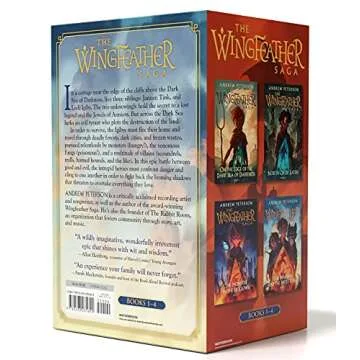 Wingfeather Saga Boxed Set: On the Edge of the Dark Sea of Darkness; North! Or Be Eaten; The Monster in the Hollows; The Warden and the Wolf King (The Wingfeather Saga)