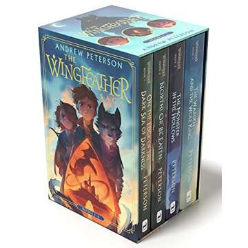 Wingfeather Saga Boxed Set: On the Edge of the Dark Sea of Darkness; North! Or Be Eaten; The Monster in the Hollows; The Warden and the Wolf King (The Wingfeather Saga)