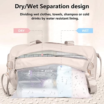 MABROUC Women's Sports Duffel Bag for Gym Travel