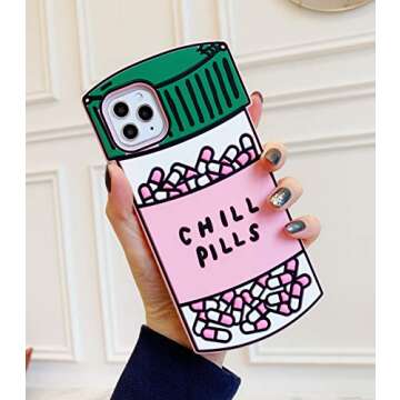 TopFunny Cases for iPhone 11 Pro Max Case Silicone 3D Cute Cartoon Design Slim Fit Soft TPU Bumper G...