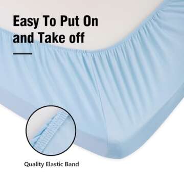 Soft Baby Crib Sheets Set for Boys and Girls - 2 Pack