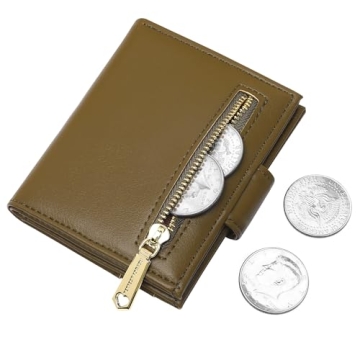 Stylish GEEAD Women's Slim Wallet with Coin Pocket