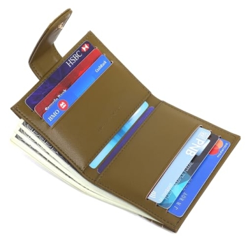 Stylish GEEAD Women's Slim Wallet with Coin Pocket