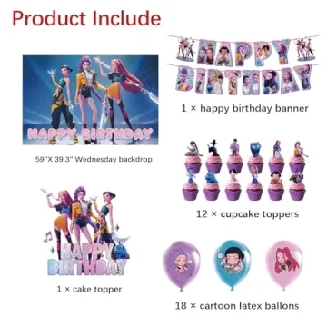 Premium Happy Birthday Banner Decoration Set - 31 Pcs