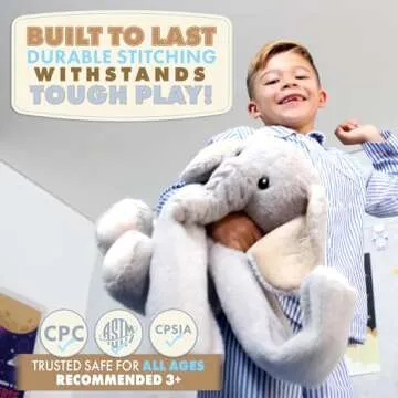 Hathi Elephant Stuffed Animal - 4.5 lbs of Comfort