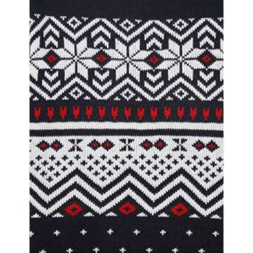 H2H Men's Slim Fit Christmas Sweater - Cozy & Stylish