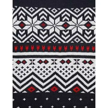 H2H Men's Slim Fit Christmas Sweater - Cozy & Stylish