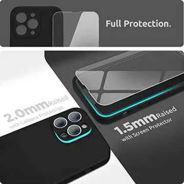 SURPHY iPhone 13 Pro Max Case with Screen Protector