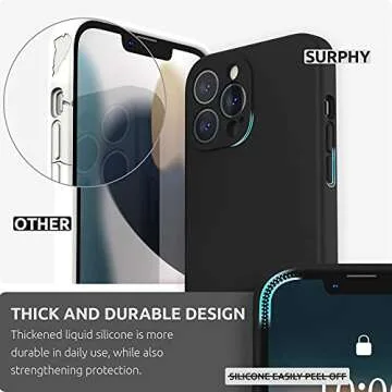 SURPHY iPhone 13 Pro Max Case with Screen Protector