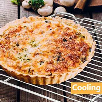 E-far Stainless Steel Baking Cooling Racks Set of 2