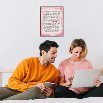 You Are Brave Inspirational Wall Art - Motivational Decor