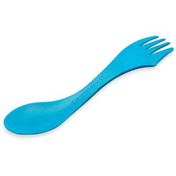 Light My Fire Spork Extra Medium BPA-Free Tritan Spork with Full-Sized Spoon, Fork and Serrated Knife Edge