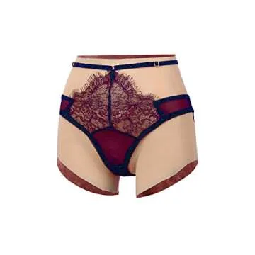 Mypersian Fake Silicone Vagina Underwear for Drag Queen Silicone False Pussy Boxer for Crossdresser Transgender(Color1, 62CM)