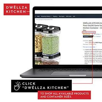 DWËLLZA KITCHEN Airtight Containers – 6 Piece Set
