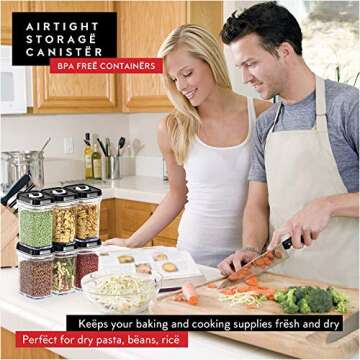 DWËLLZA KITCHEN Airtight Containers – 6 Piece Set