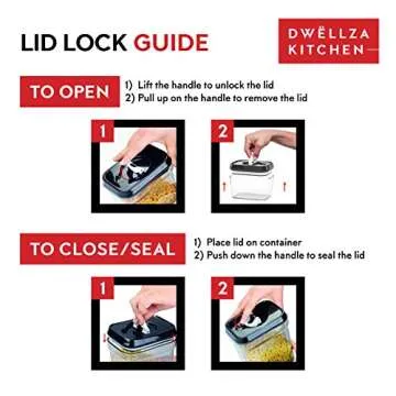 DWËLLZA KITCHEN Airtight Containers – 6 Piece Set