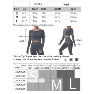 Stylish JOJOANS 2 Piece Women’s Workout Set - Perfect Fit