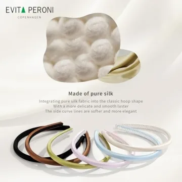 EVITA PERONI Silk Headband for Stylish Women - Non Slip Comfort