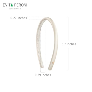 EVITA PERONI Silk Headband for Stylish Women - Non Slip Comfort