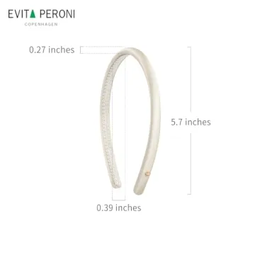 EVITA PERONI Silk Headband for Stylish Women - Non Slip Comfort