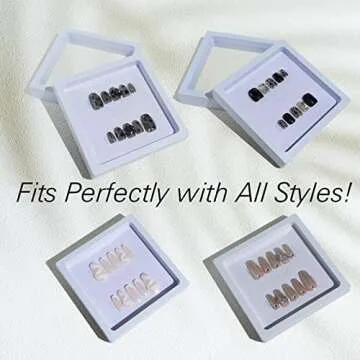 LIGHT RAIN Press on Nail Packaging Box Set - 14pcs