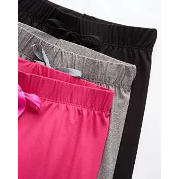 Sweet Hearts Girls' Jogger Pants - 3 Pack Soft Athletic Wear