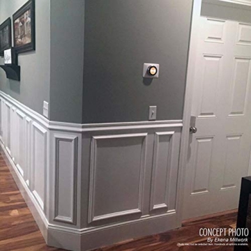 Ekena Millwork Scalloped Wainscot Wall Panel 20" x 24"