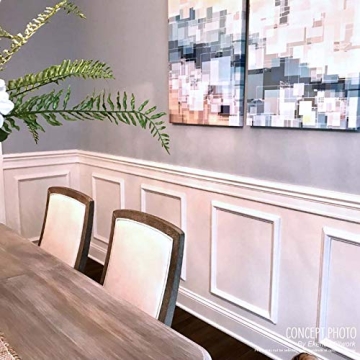 Ekena Millwork Scalloped Wainscot Wall Panel 20" x 24"