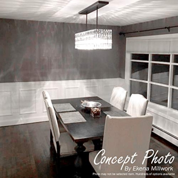 Ekena Millwork Scalloped Wainscot Wall Panel 20" x 24"