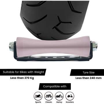 Motorcycle Wheel Cleaning Stand for Easy Maintenance