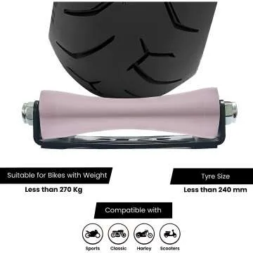 Motorcycle Wheel Cleaning Stand for Easy Maintenance