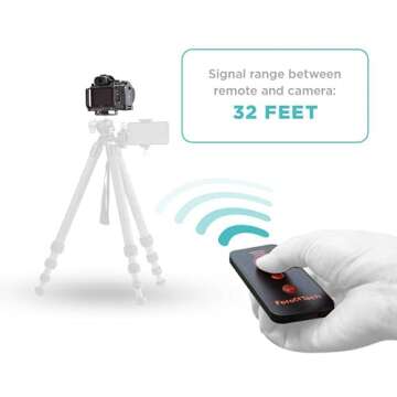 Foto&Tech IR Wireless Remote Control with Video Photo Modes Compatible with Sony A7R IV III II A7III A9 A7 A7R A7S A6600 A6500 A6400 A6300 A6000 A65 A77 A99 A900 A700 A580 NEX-7 NEX-6 (3 Pieces)