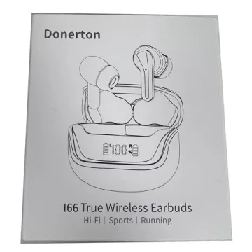 Wireless Earbuds, Bluetooth 5.4 Headphones Deep Bass Stereo, in-Ear Earphones with 4 ENC Noise Canceling Mic, 45H Playtime Dual LED Display Ear Buds, IP7 Waterproof Wireless Headphones for Android iOS