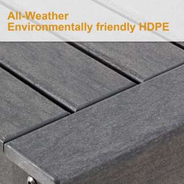 YOLENY 3-Piece Outdoor Patio Furniture Set for Stylish Comfort