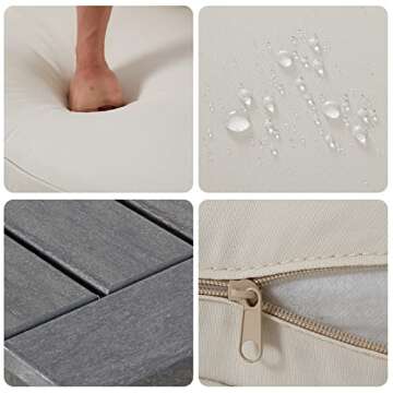 YOLENY 3-Piece Outdoor Patio Furniture Set for Stylish Comfort