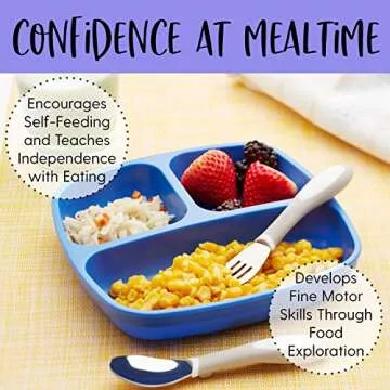 ECR4Kids My First Meal Pal Divided Plate Set - 3-Pack