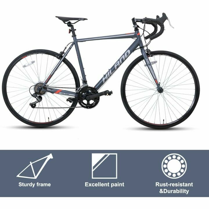 Hiland 700C Road Commuter Bike – 14 Speed Adults