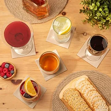 Premium Linen-Like Cocktail Napkins for Elegant Entertaining