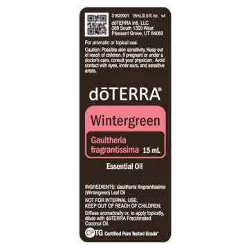 doTERRA Wintergreen Essential Oil for Pain Relief