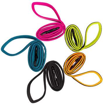 juxzh Reflective Dog Leash .Pet Leash for Medium to Large Dogs Outdoor Adventure and Training Gray