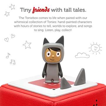 Tonies Creative Audio Character - Record and Upload up to 90 Minutes of Your Own Stories and Songs -...