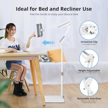Spessn Tablet Floor Stand - Adjustable for Ultimate Comfort